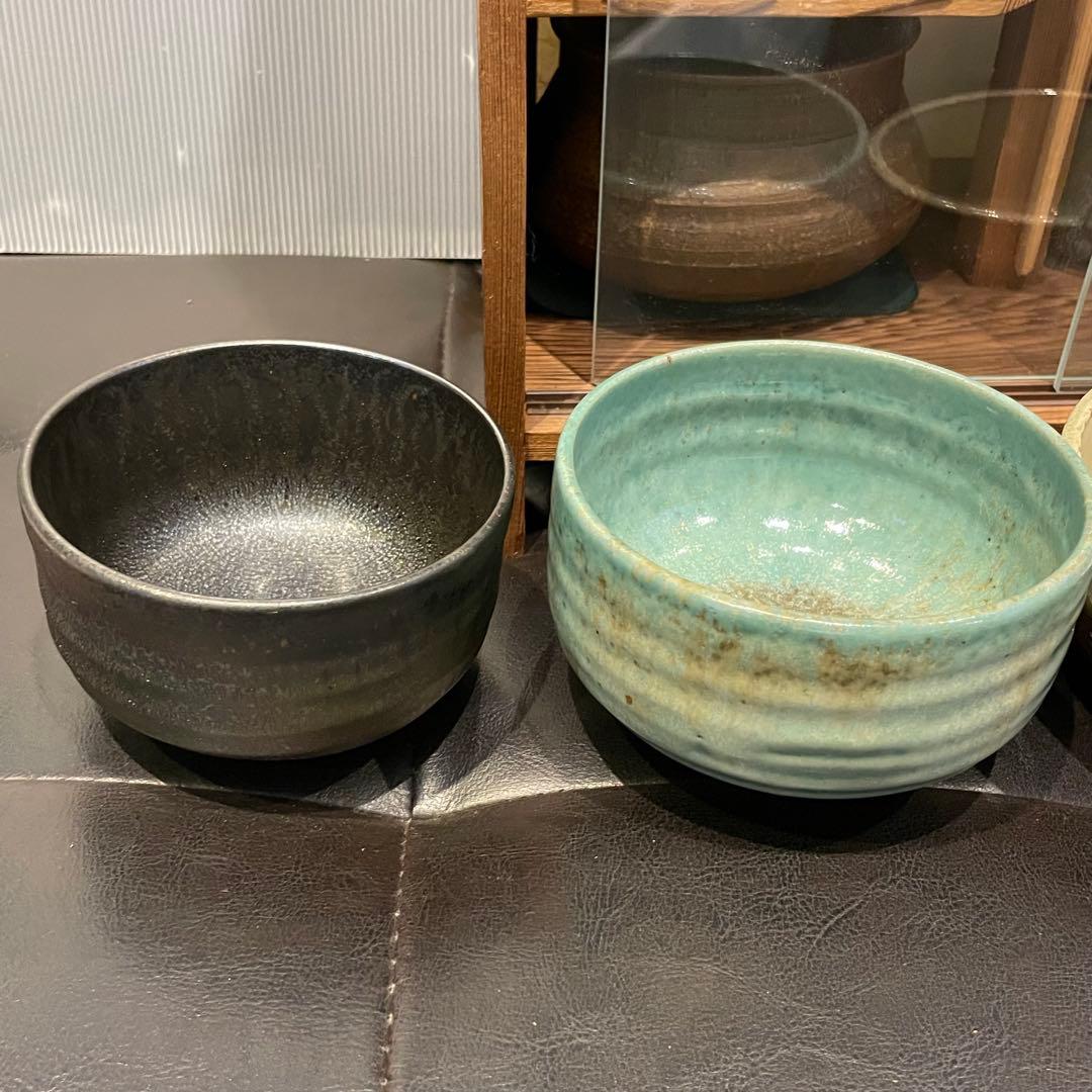 茶道　茶碗セット 陶器 茶道具　平茶碗　夏茶碗　筒茶碗　冬茶碗　織部