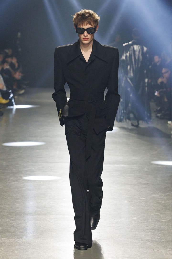 egonlab Phoebe Shirt Collar 44 ベルト付き