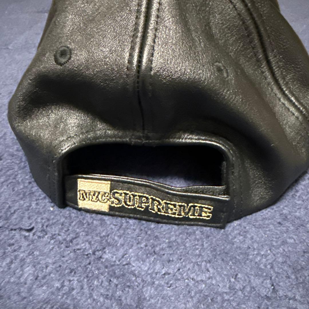 Supreme New York レザーキャップ