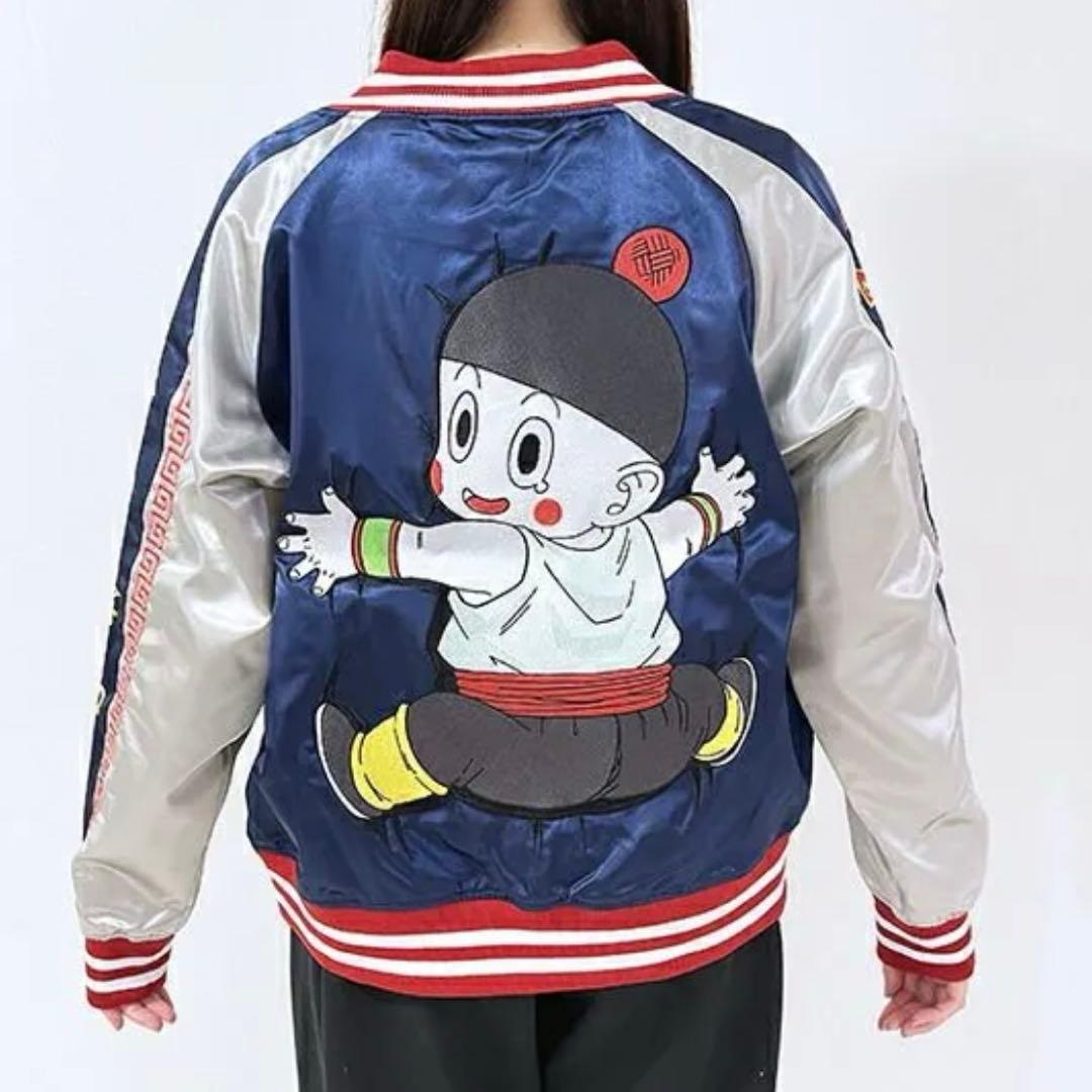 ドラゴンボールZ チャオズ 餃子 スカジャン 3L 男女兼用 メンズ レディース