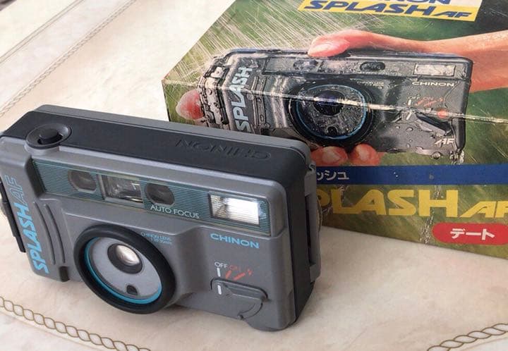 美品CHINON splash GXフィルムカメラ