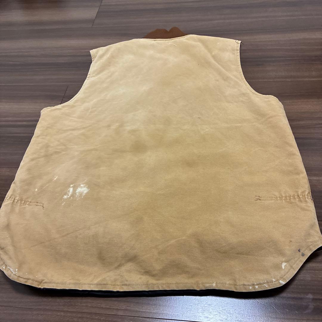 Carhartt 90s 星タグ　USA製 XLTALL ダックベスト　希少