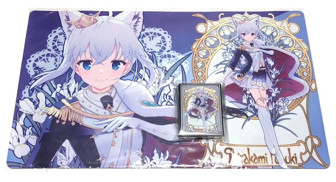 ホロライブ 白上フブキ ミュシャ カードスリーブ プレイマット セット jj