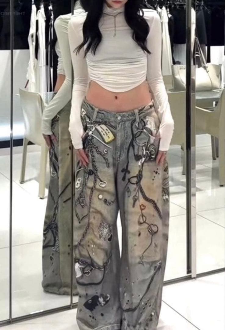 パンツ THEREDTHREAD S print 1 toys