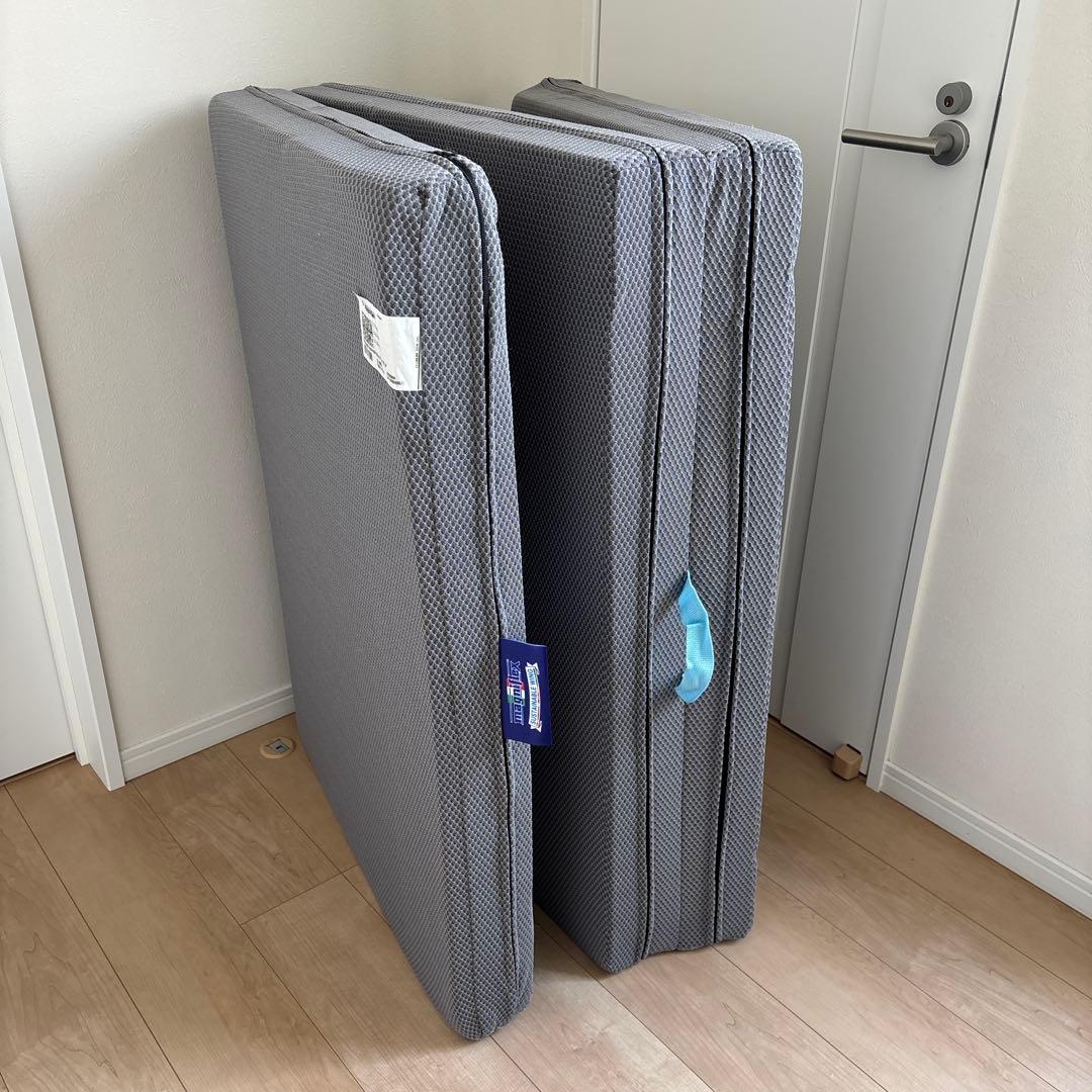 マニフレックス　サスティナブルウィング　マットレス シングル　グレー