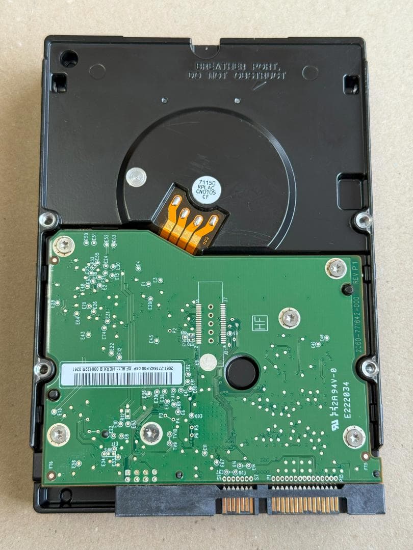 【稼働時間極少】WD 3.5インチ 2TB WD20EADS 3本セット