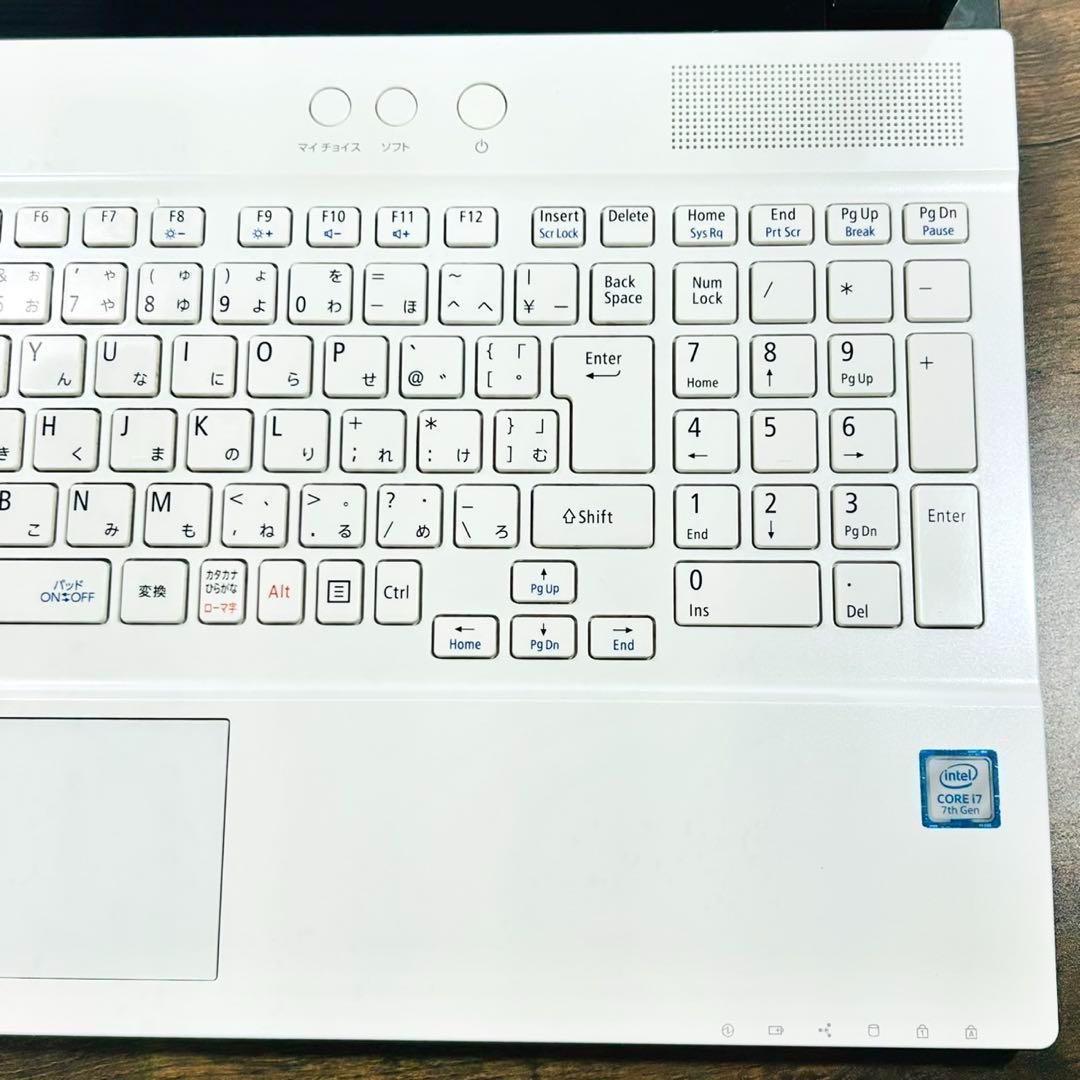 美品★SSD1TB/32GB/corei7 NECノートパソコン 動画編集初心者