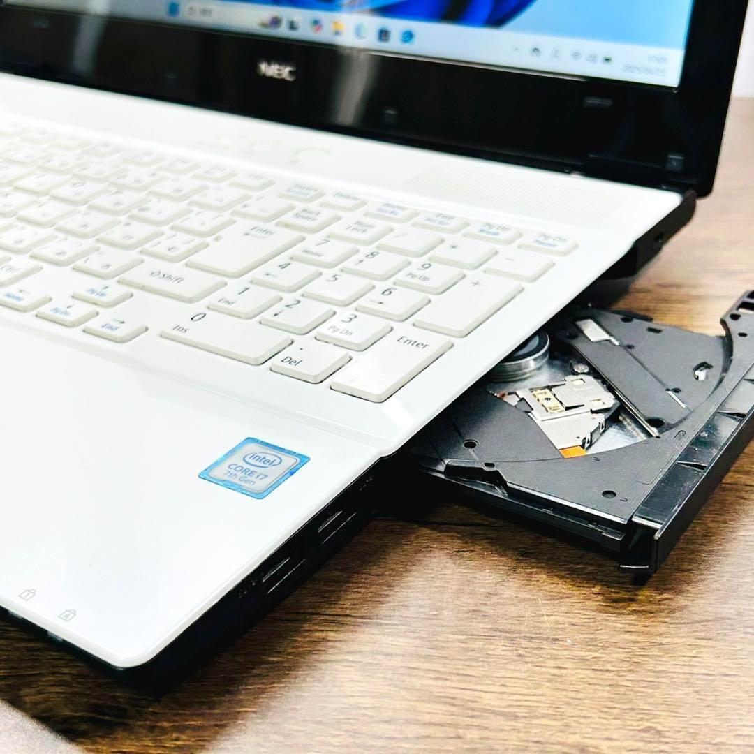 美品★SSD1TB/32GB/corei7 NECノートパソコン 動画編集初心者
