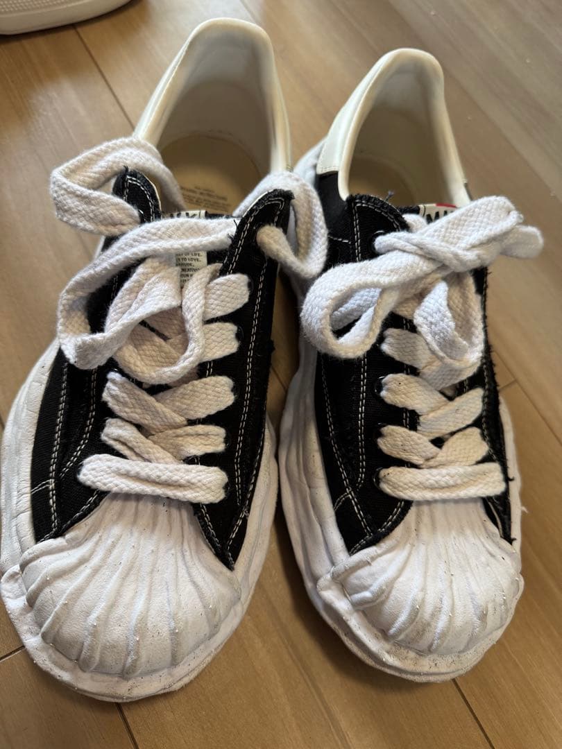 Maison Mihara Yasuhiro スニーカー ブラック/ホワイト