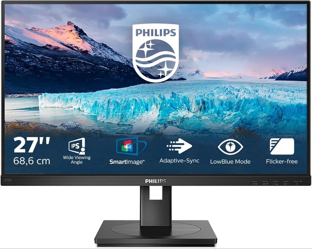 保護 フィルム付き フィリップス Philips 27インチ　液晶モニター