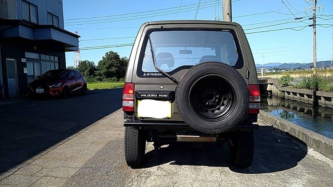 のりてつ　パジェロミニ　h56A パイプバンパー　リアバンパー