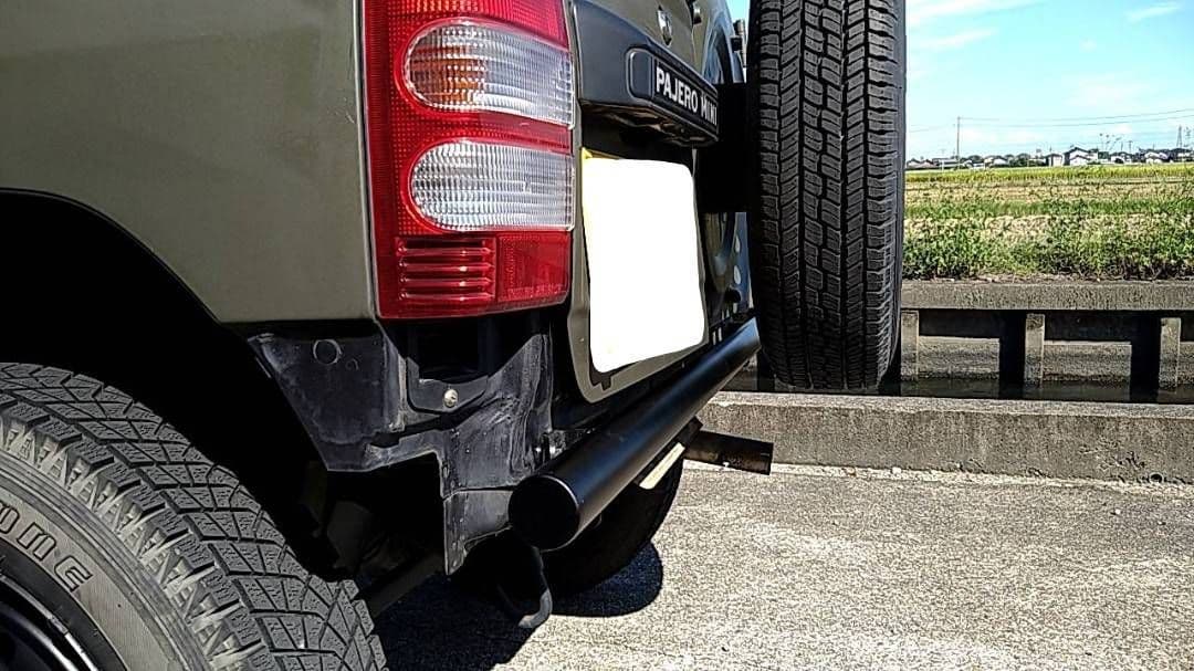 のりてつ　パジェロミニ　h56A パイプバンパー　リアバンパー