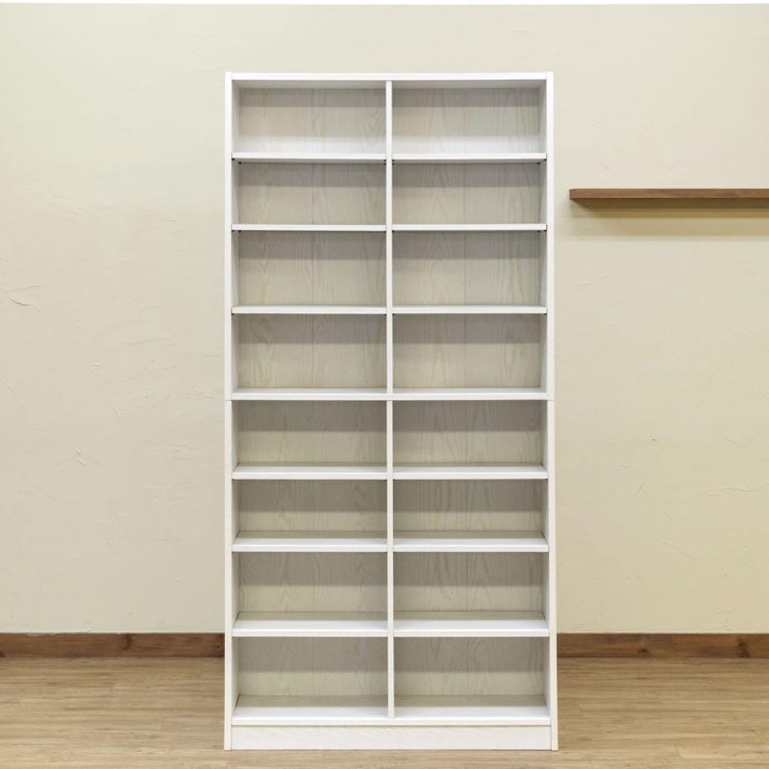 本棚・多目的ラック　180×88　ホワイトウォッシュ