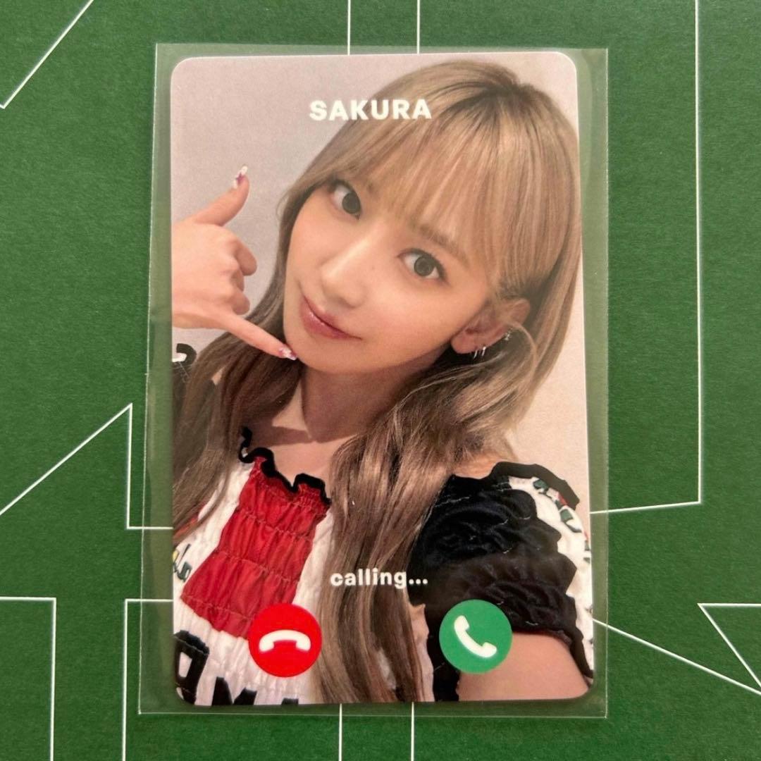 Le Sserafim もしもしカード　サクラ　トレカ