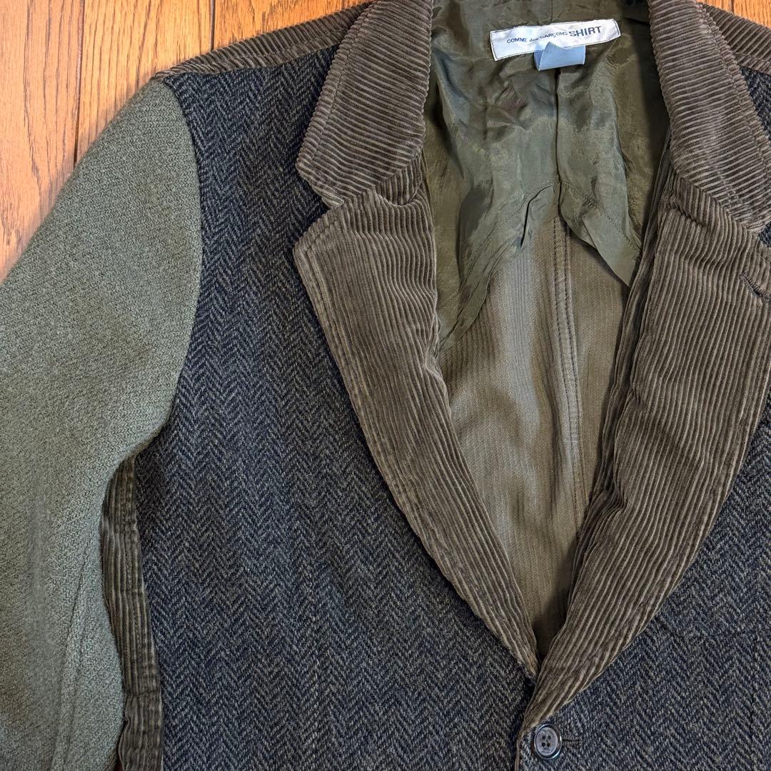 コムデギャルソンシャツ 切り替えジャケット アーカイブ