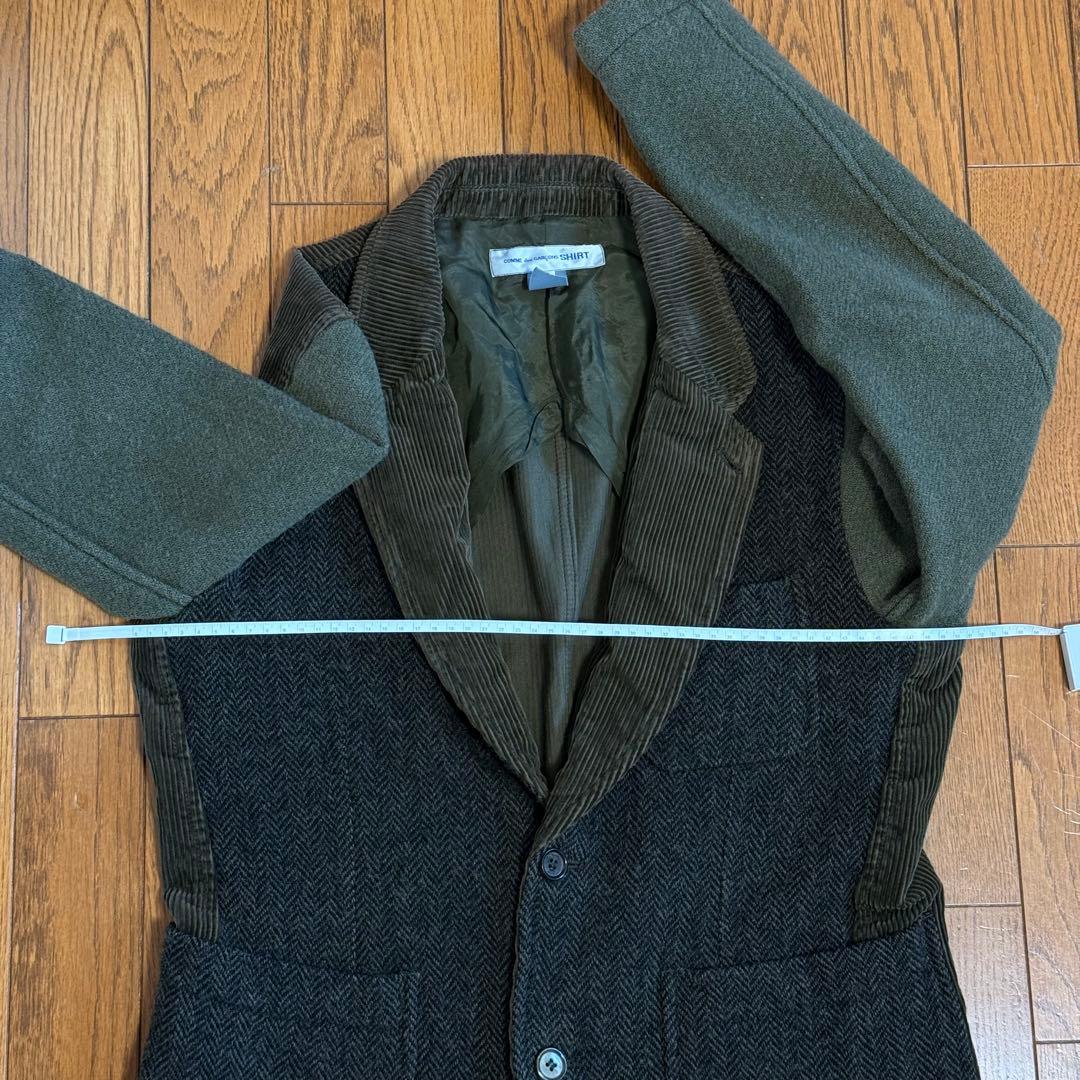 コムデギャルソンシャツ 切り替えジャケット アーカイブ