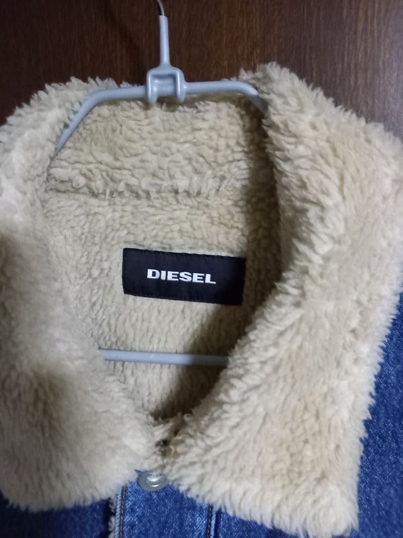 DIESEL　ボア付きデニムジャケット　XL