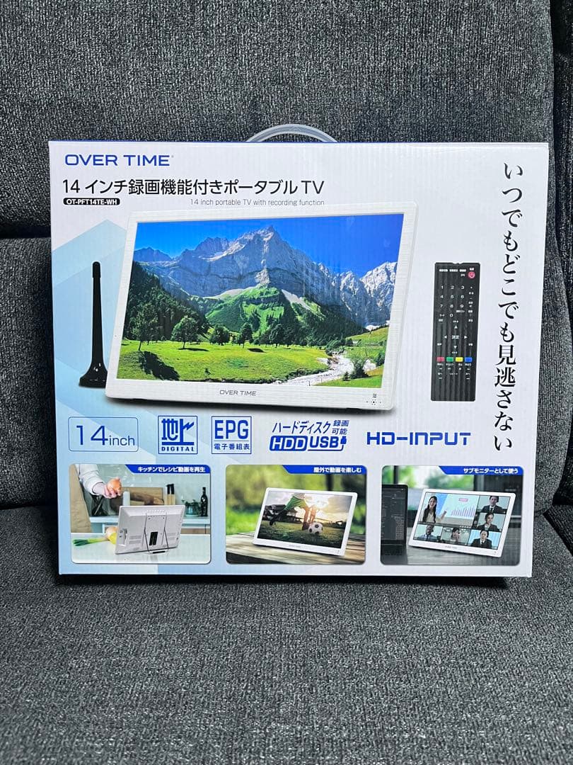 OVER TIME 14インチ ポータブル TV