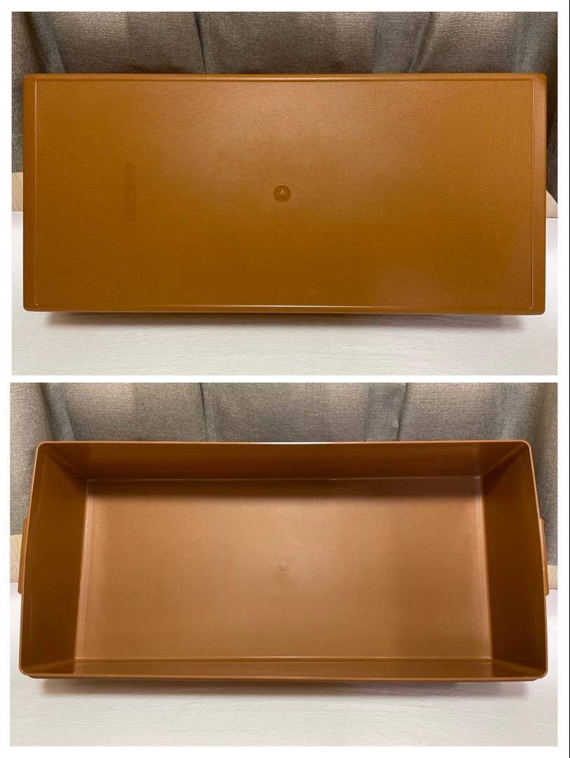 美品/4個セット/タッパーウェア/ロングスーパーケース/衣装ケース/収納①