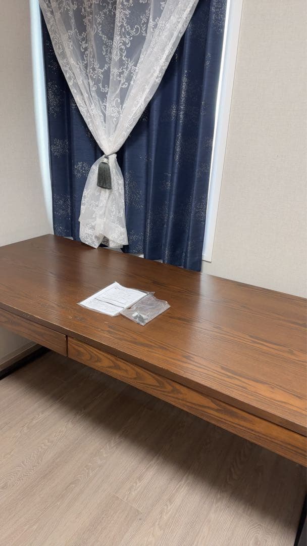 m*o様 【幅150×奥行70】木製ワークデスク／作業台／DIY台／引き出し付き