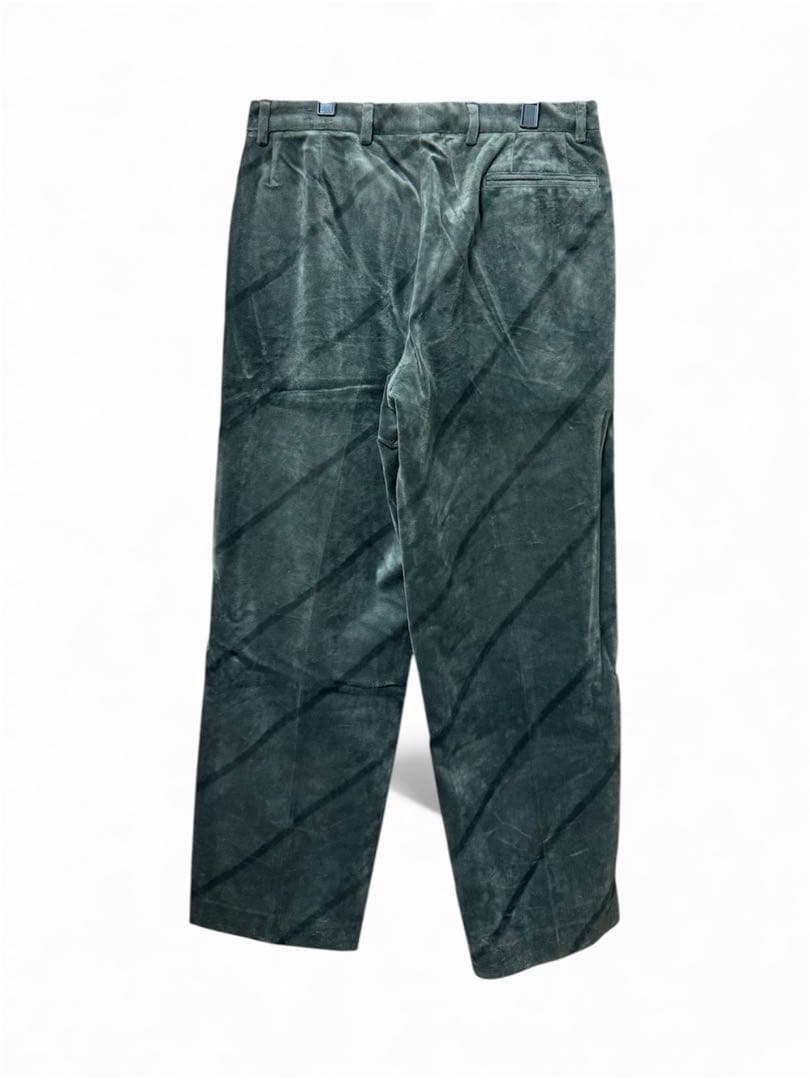 \"アルマーニ\"90's Cotton100% パターンベロアスラックス