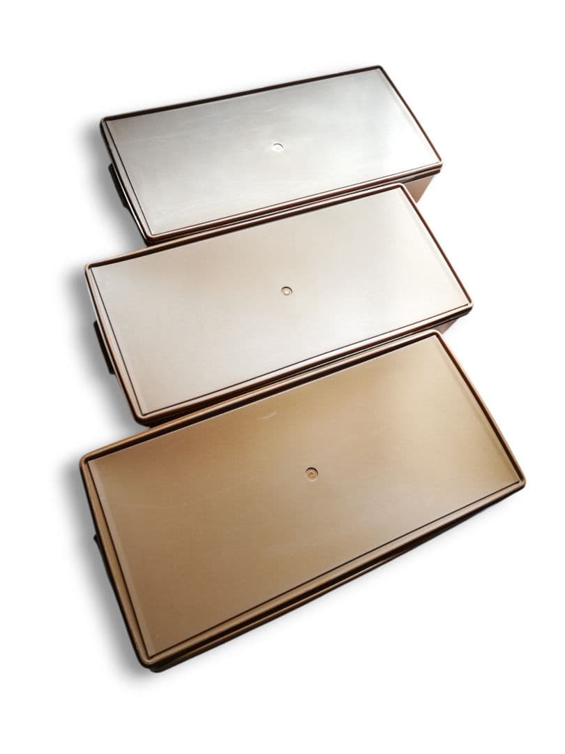 p*a様 タッパーウェア ロングスーパーケース / セピア / 収納ケース /