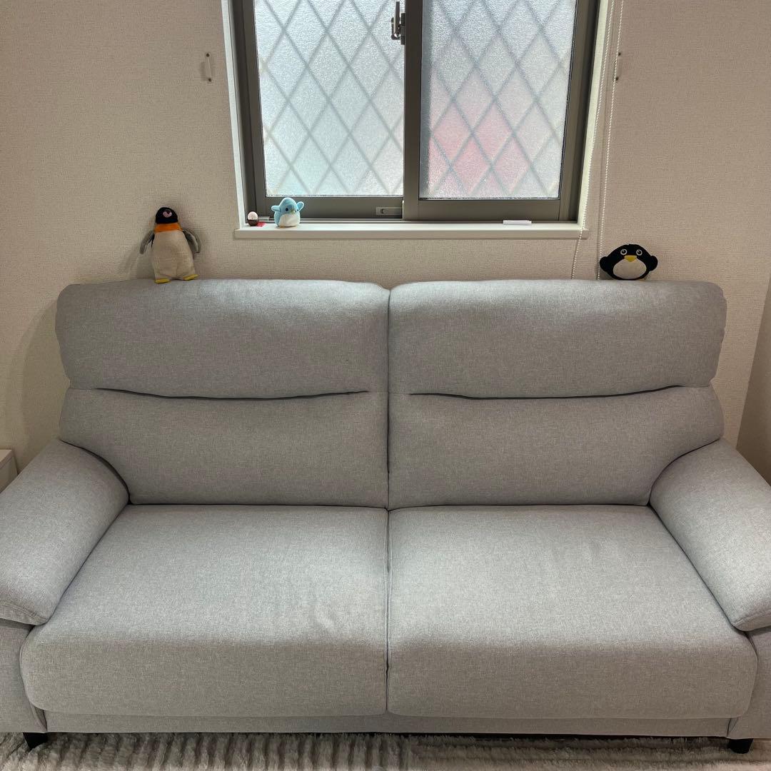 ニトリ 3人掛けソファ(MK02 KD LGY)