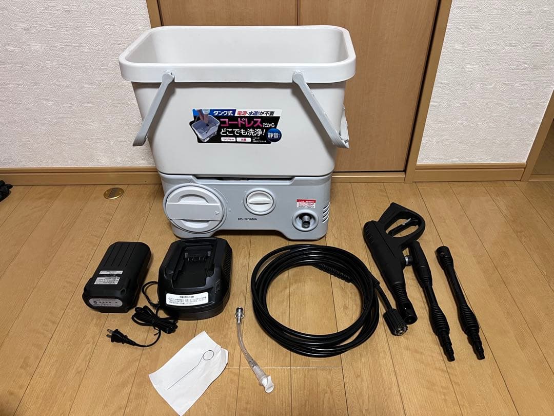 高圧洗浄機　コードレス　アイリスオーヤマ　SDT- L01N