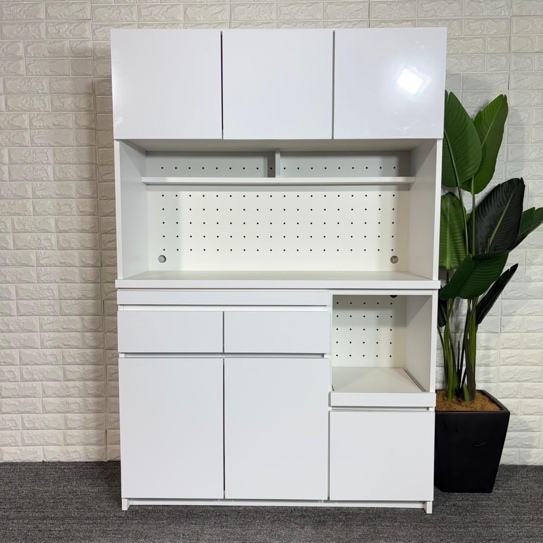 LOWYA ロウヤ カップボード キッチンボード 幅120 収納家具 B127