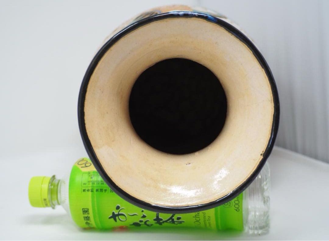 中国　古美術　手絵龍紋花瓶 美品 陶磁器 工芸品 置物