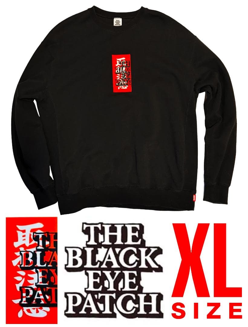 【美品】THE BLACK EYE PATCH XL トレーナー　取扱注意