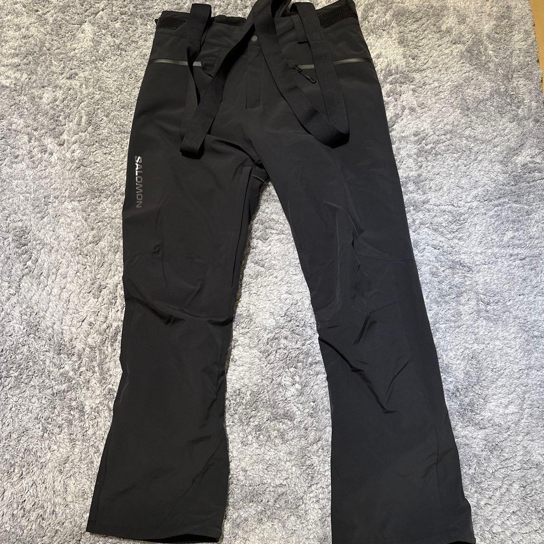SALOMON スキーウェア上下セット ブラック Lサイズ