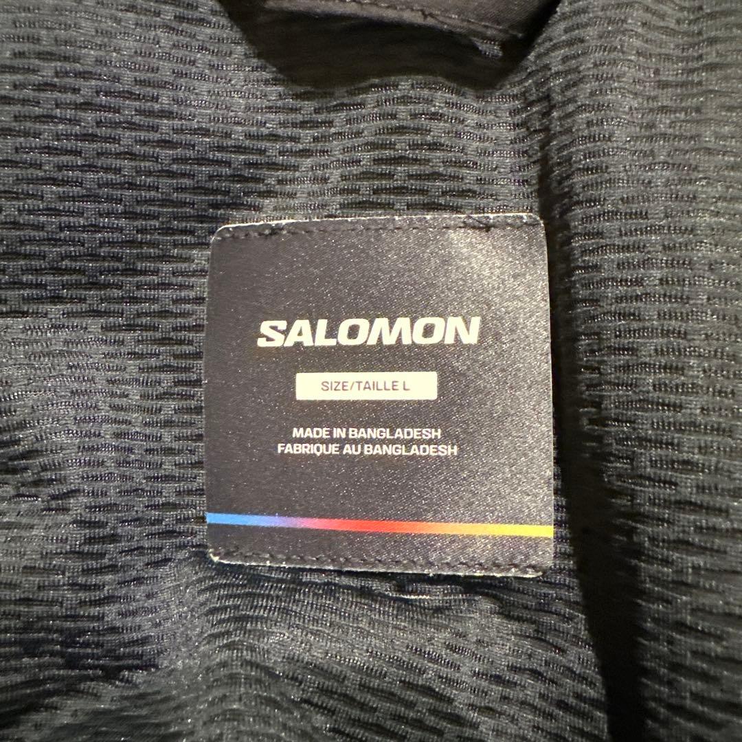 SALOMON スキーウェア上下セット ブラック Lサイズ