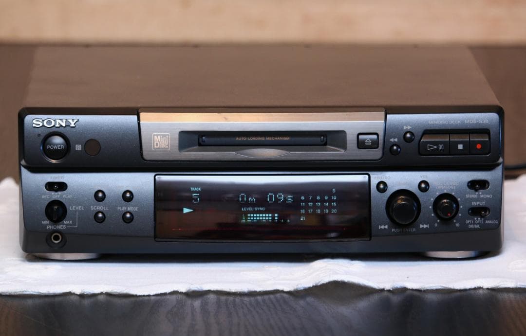 SONY MDS-S38 MDデッキ　MDプレイヤー/レコーダー　日本製　完動品