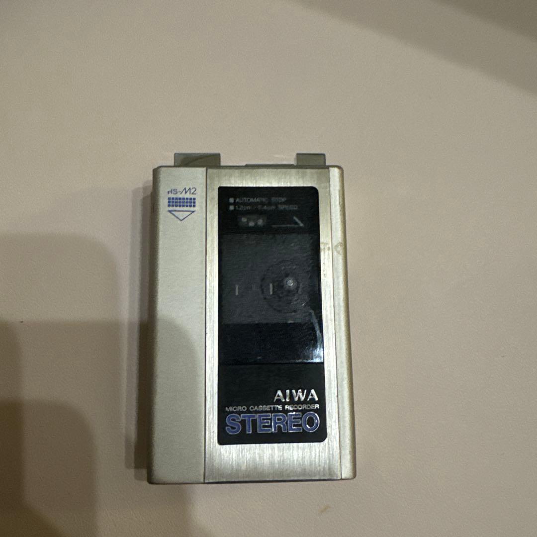 ステレオ　マイクロカセット　レコーダー　HS-M2 AIWA ジャンク