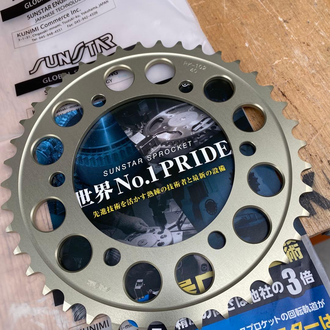 SUNSTAR スプロケット RK-102-40 40T