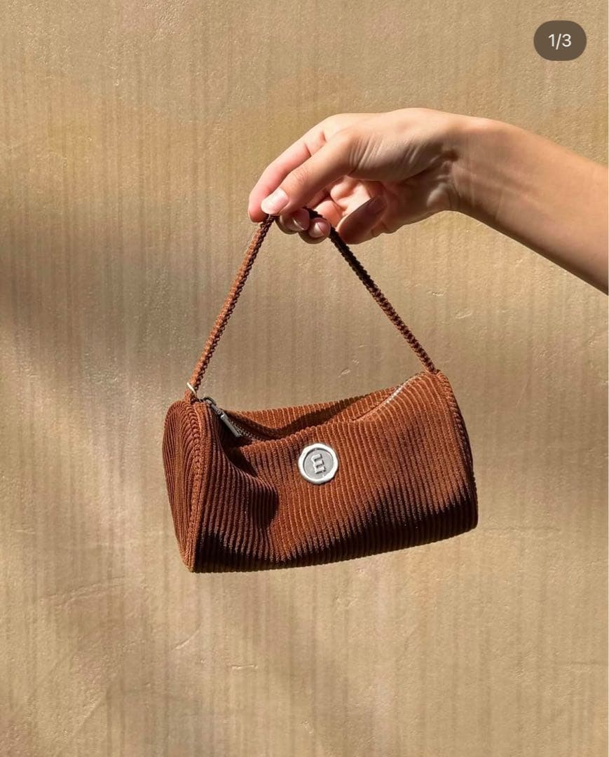 【minitmute】コーデュロイ ミニバッグ