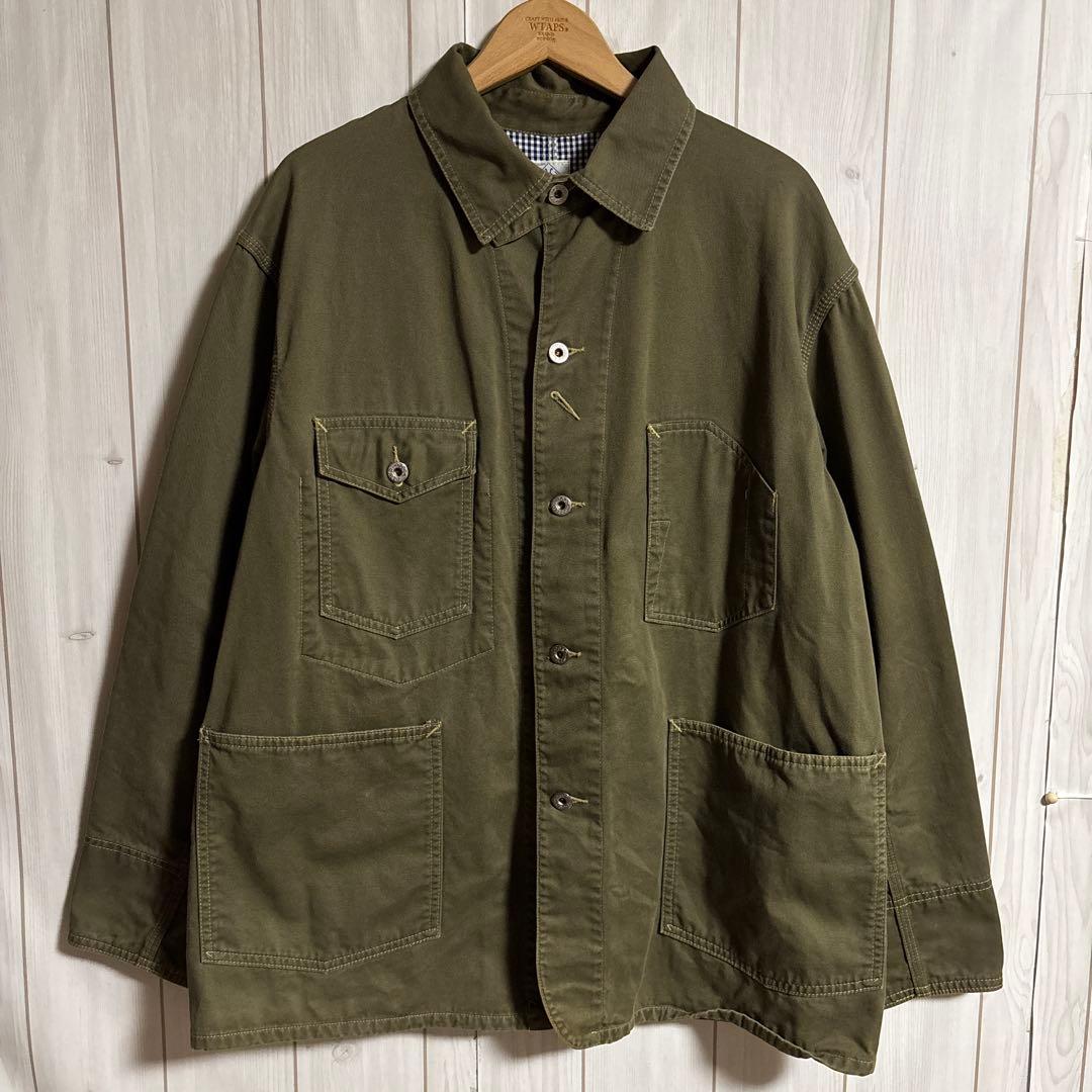 極上USA製POST OVERALLSダック地エンジニアカバーオールジャケット