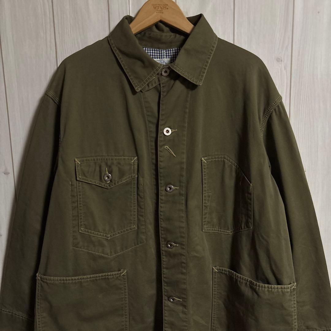 極上USA製POST OVERALLSダック地エンジニアカバーオールジャケット