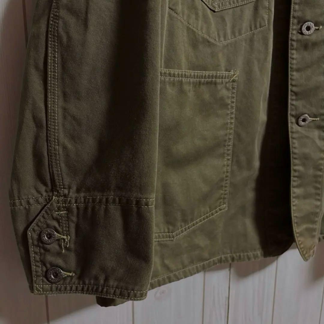 極上USA製POST OVERALLSダック地エンジニアカバーオールジャケット