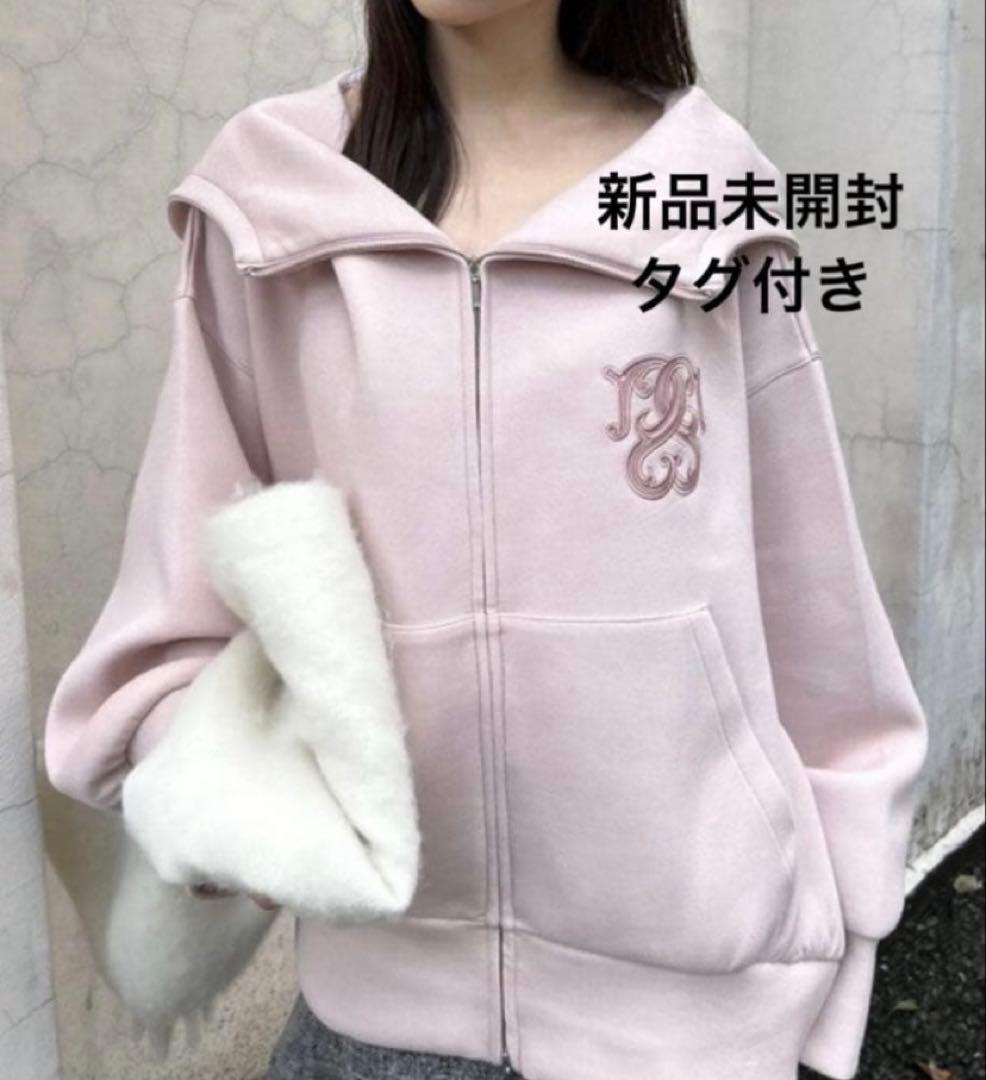 スナイデル　snidel ボリュームパーカー　ピンク　②