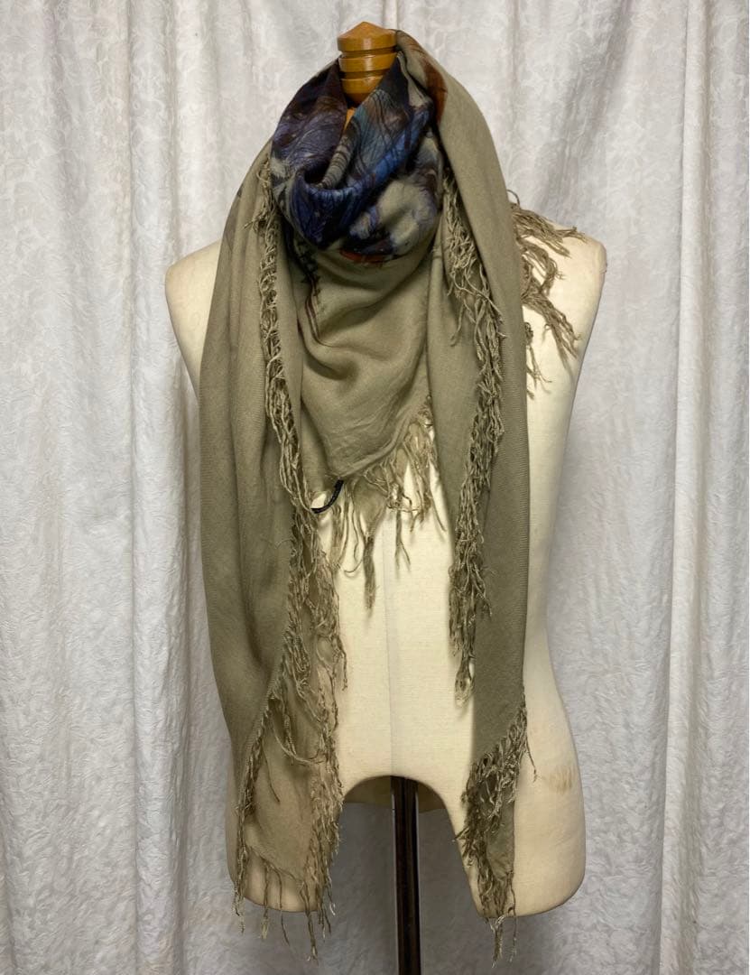 BALMAIN HOMME バルマン ウルフプリント ストール