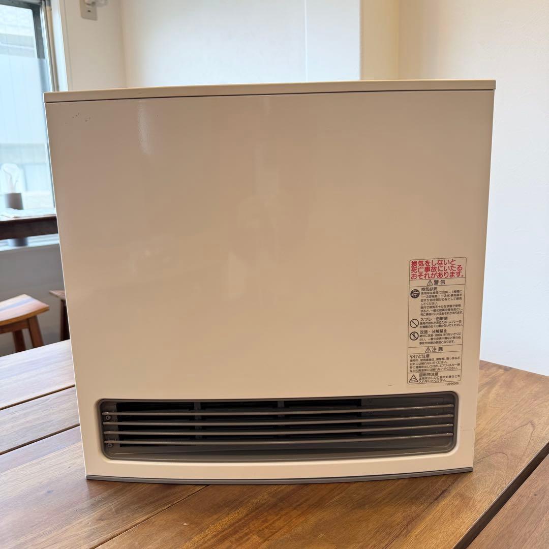 【美品】ノーリツ ガスファンヒーター 都市ガス ガスコード付き