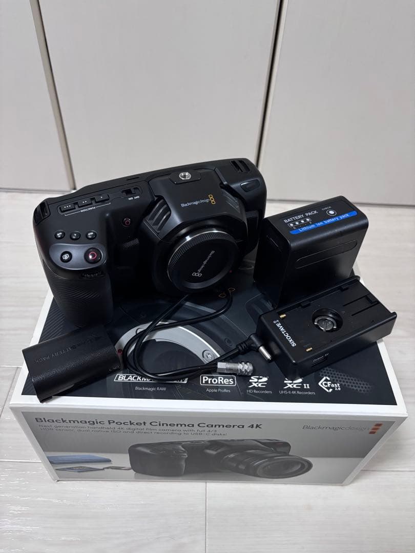 BMPCC4K本体＋各付属品