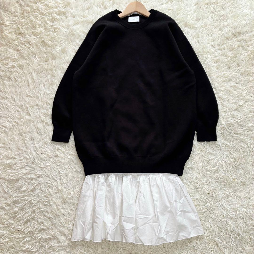 ユナイテッドアローズ ジャカードコンビワンピース