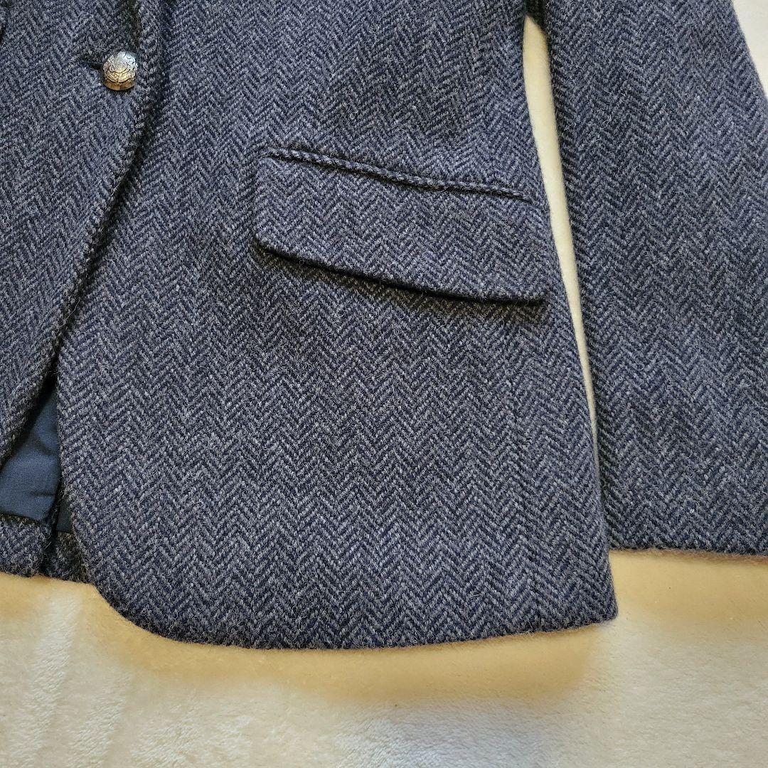銀ボタン/ヘリンボーン✨ローレンラルフローレン　テーラードジャケット　イタリア製