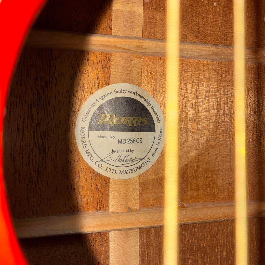調整済み　弦高低い！　激レアカラー　モーリスアコースティックギターMD256CS