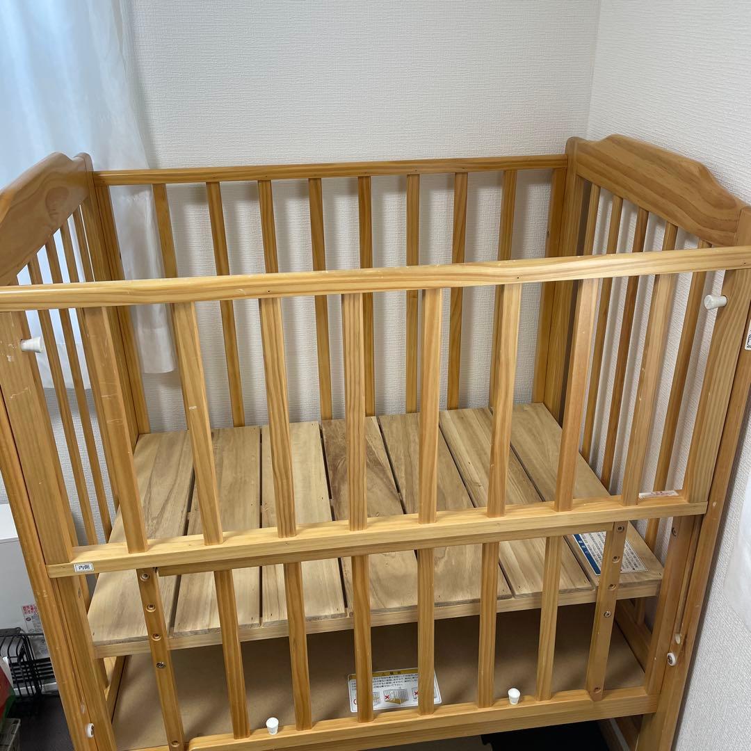 KATOJI 木製ベビーベッド
