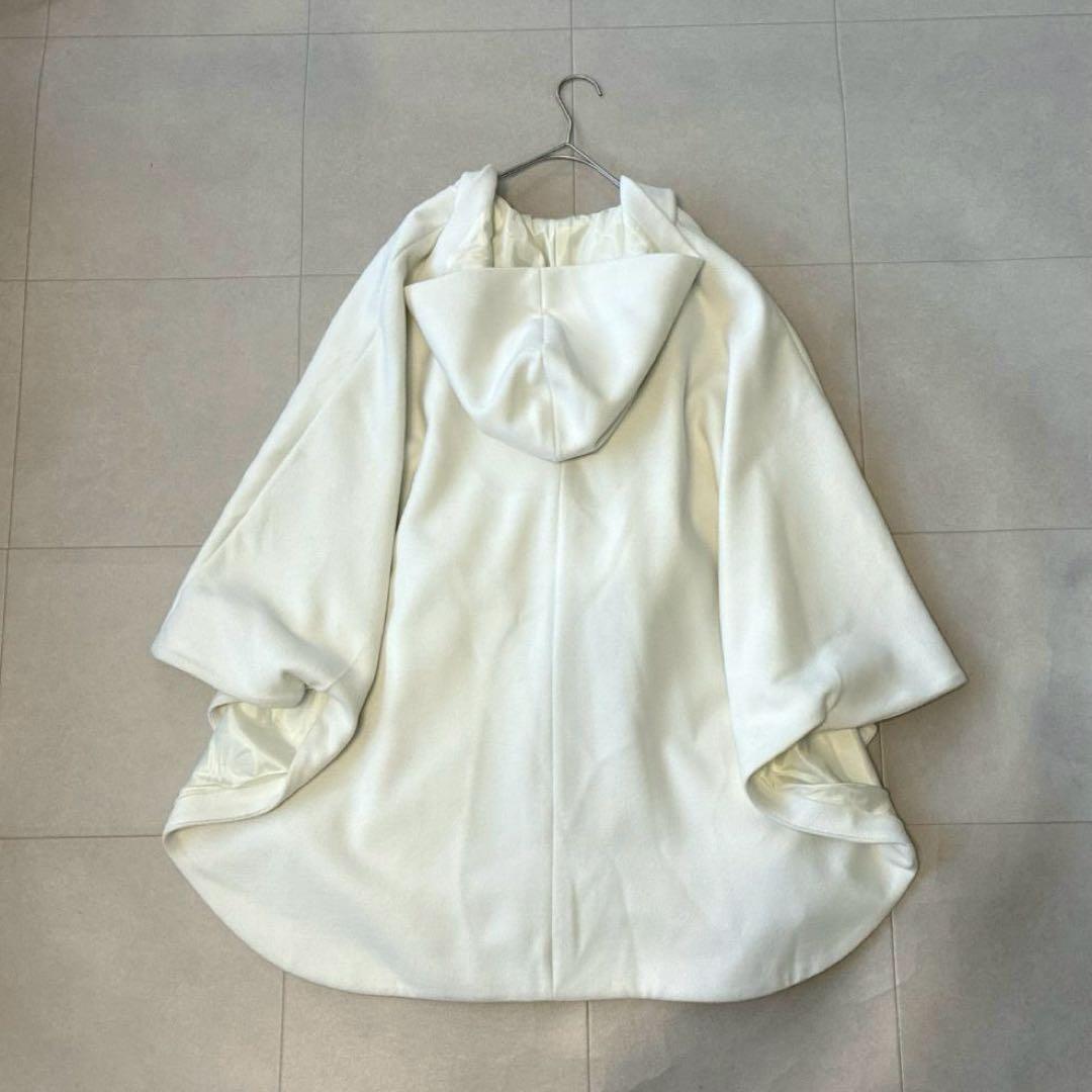 ほぼ新品 完売 刀剣乱舞 鶴丸国永 フード付き ポンチョ コート ベルト ファー