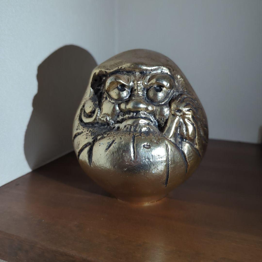 黄金の達磨　縁起物　マオマオ2/28まで